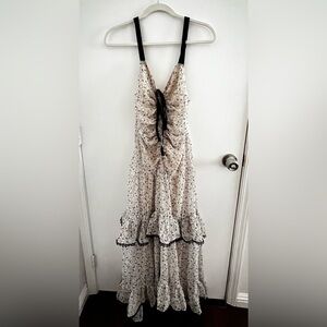 Max Studio London Spaghetti Strap
Maxi Ruffled Hem Dress. Sz 8.